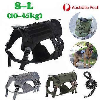Dog Harness Collar Large Dog Tactical Chest Strap Retractable Outdoor Camping