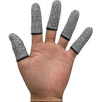 12 Pcs Finger Cots Cut Resistant Protection, Reusable Anti-slip Finger Sleeve
