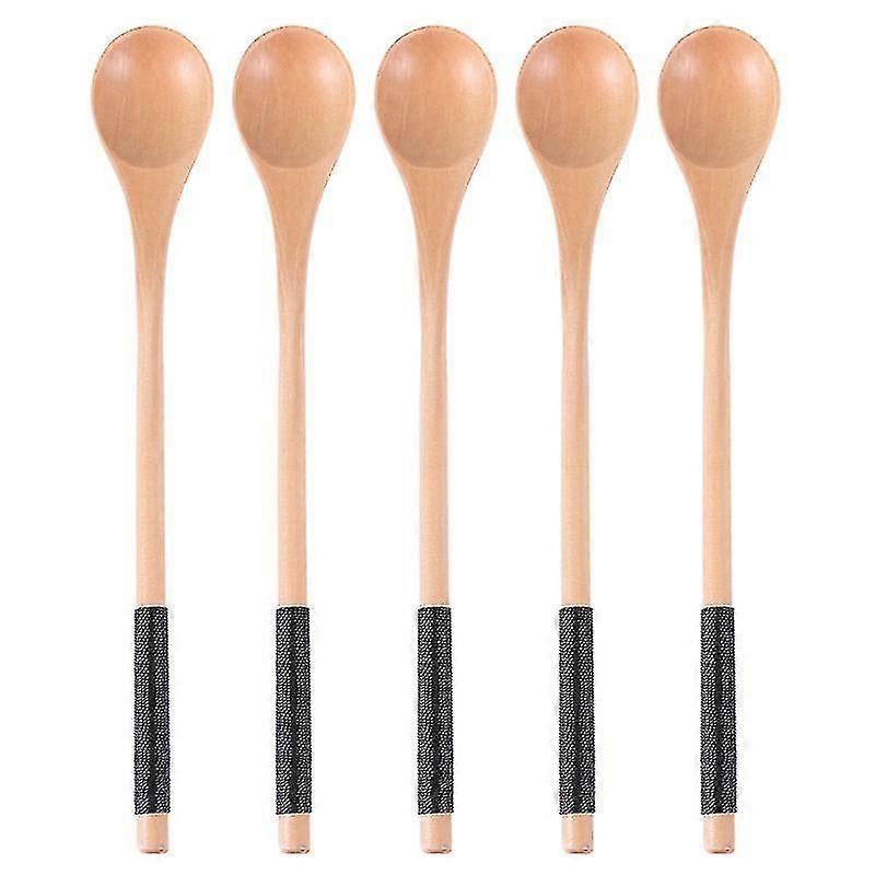 5pcs Kitchen Tableware, Long Handle Spoon