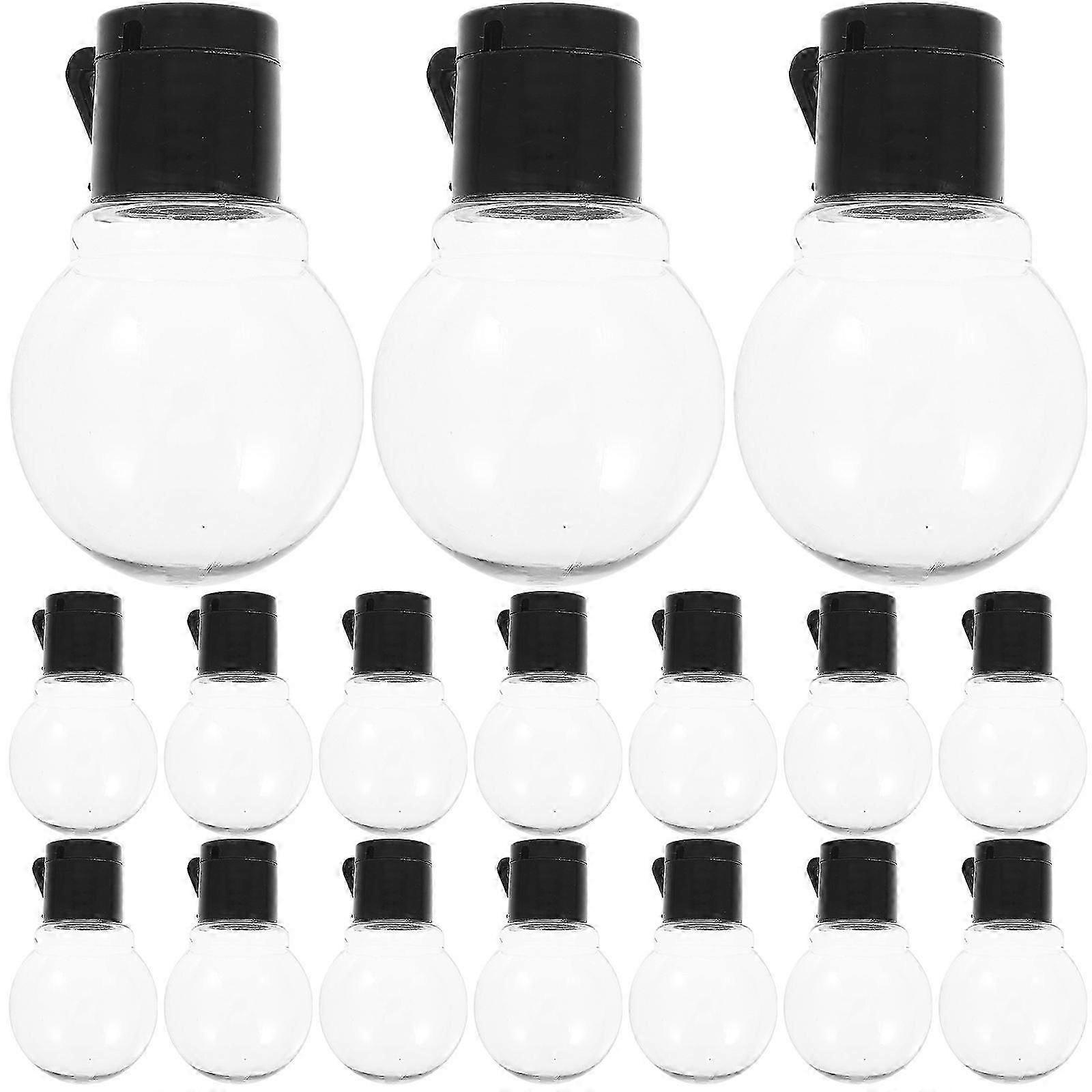 Empty Globe Light Bulb Pendant for String Lights, 20Pcs, Transparent ABS, Home Decor Accessory