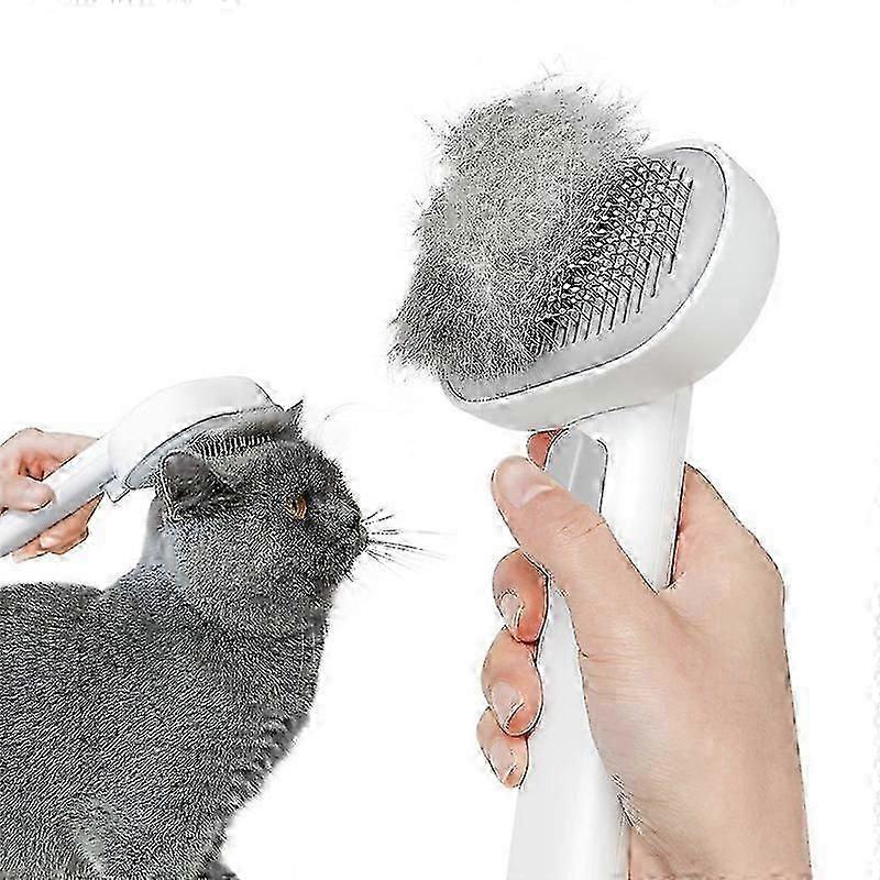 Cat Brush with Release Button, Cat Brushes for Indoor Cats