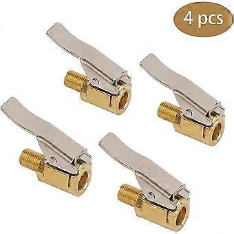 Nirvana Piece 8mm Car Tire Valve Adapter, Air Chuck Inflator Pump Valve Clip Clamp Connector Adapter, Fitting For Pneumatic Brass Compressor, For 8 Ho