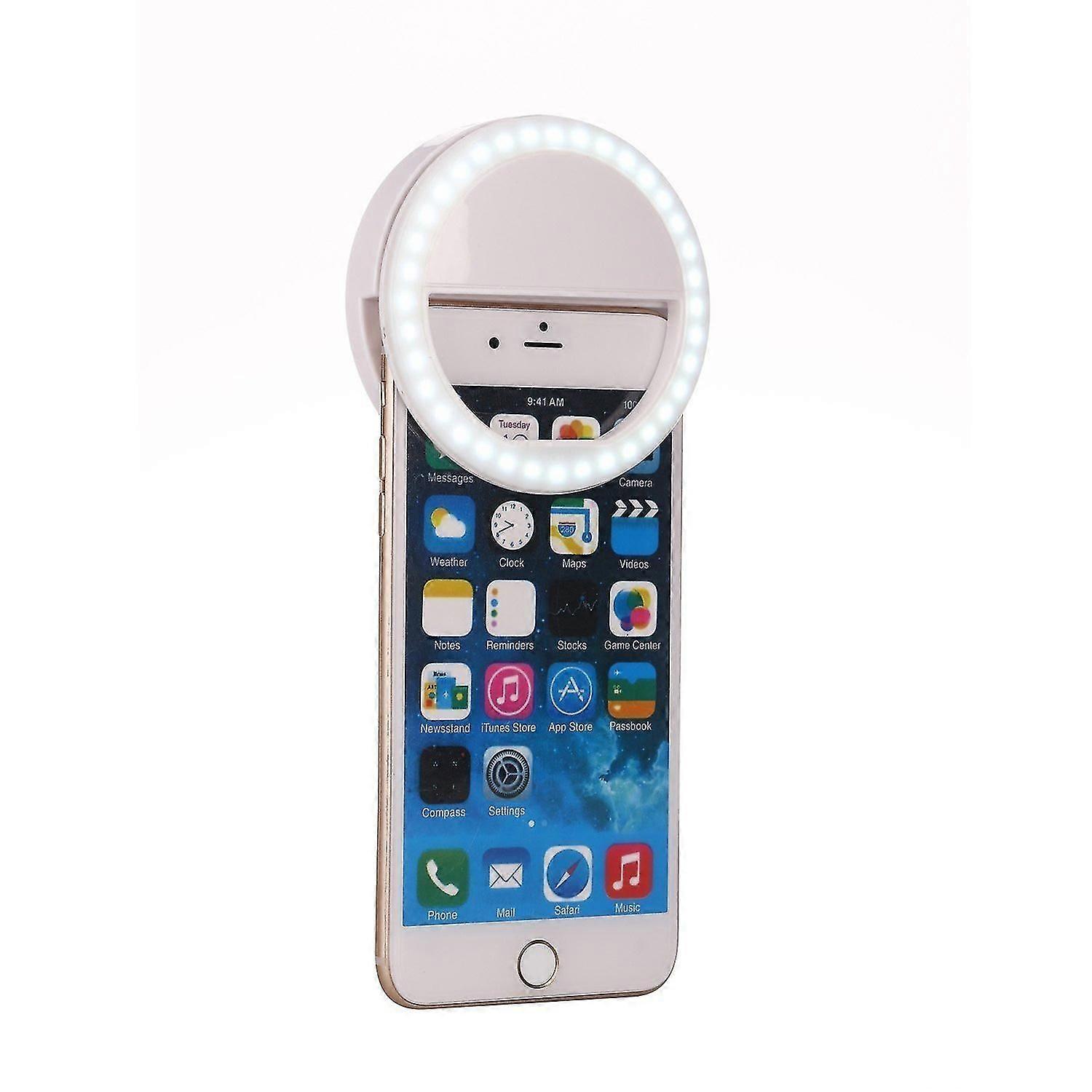 Selfie Ring Light With Three Brightness Levels And 36 Leds