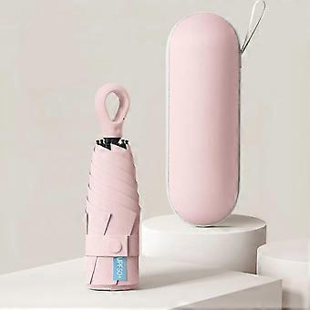 Portable 5-Fold Dual-Purpose Capsule Umbrella With Box