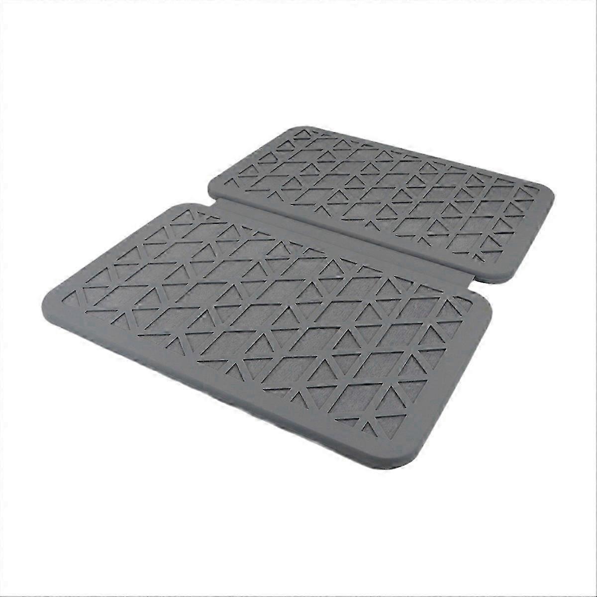 Foldable Quick-Dry Mat compatible withKitchen Countertop Silicon Coated