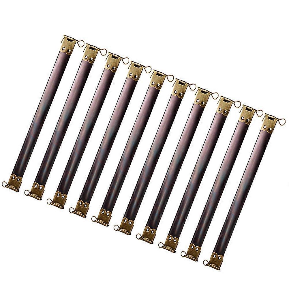 Spring Clip Metal Internal Flex Frames for Handbag Hinges 10Pcs Set
