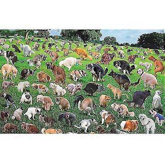 101 Welpen 101 Hundekacke Puzzle 1000 Blatt Flugzeug Puzzle Decompression_l28