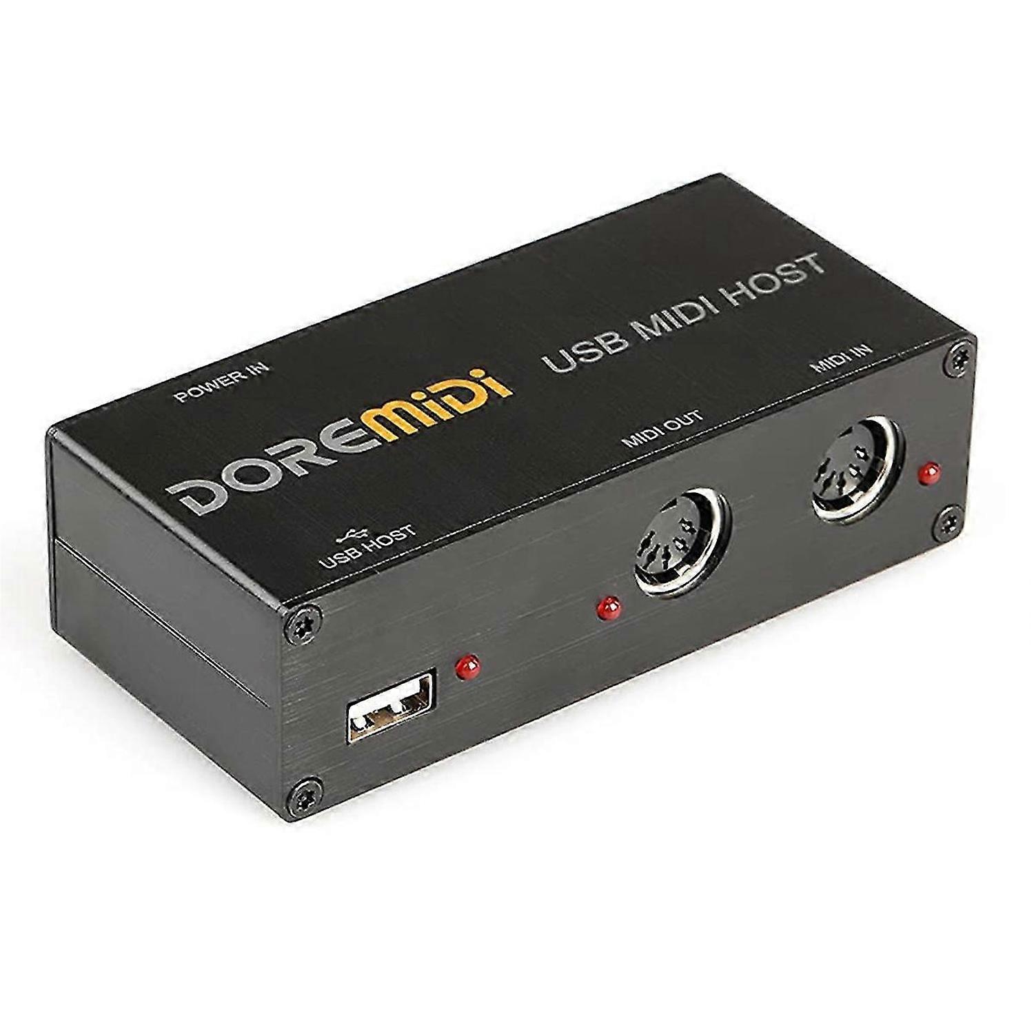 DOREMiDi 1 USB till MIDI Host Gitarr Effektor Synthesizer Generator