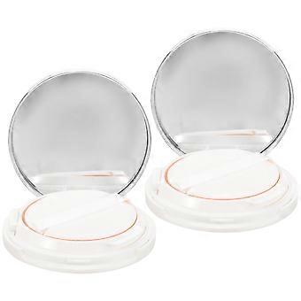 Cushion Foundation Case for Storage Use 10Pcs Empty Powder Containers with Mirror
