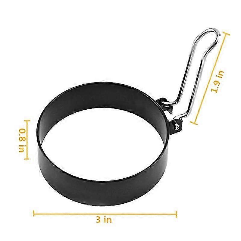 Circle egg mold for professional kitchen-style breakfasts