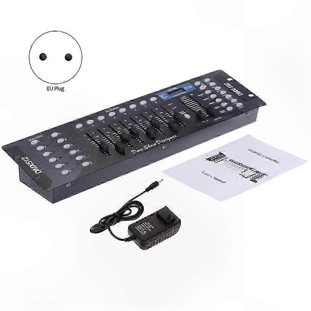 Stage & DJ Lighting Setup 192 DMX Controller Console Compatible with LED Par, Moving Head, Laser & Spotlights - EU Plug