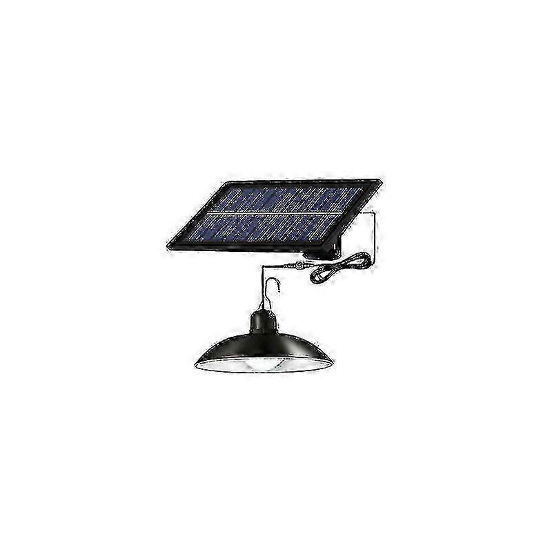LED Efficient Solar Chandelier with Remote Control - White Lightweight