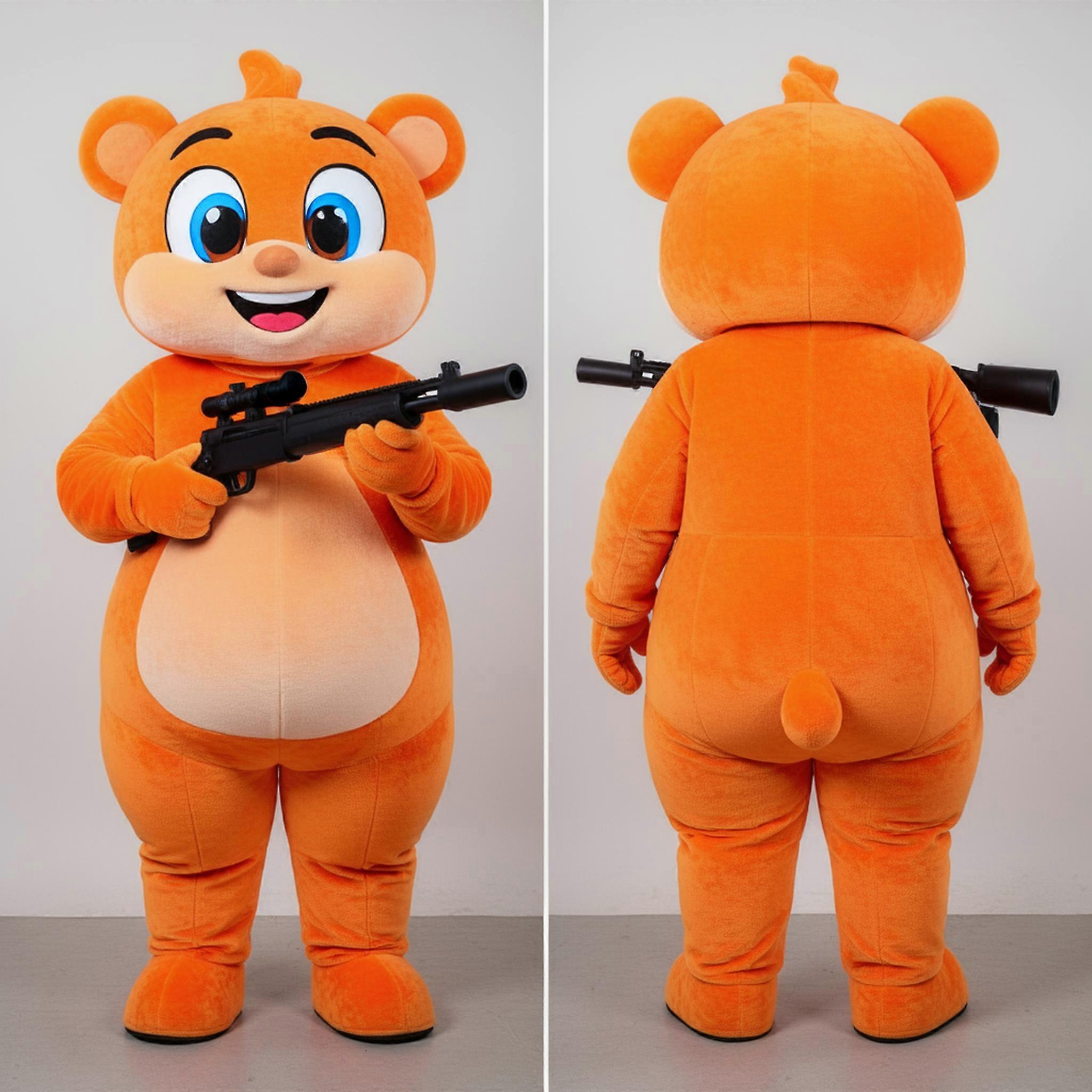 MASTICOT Rust Orange Heroic Sniper Mascot