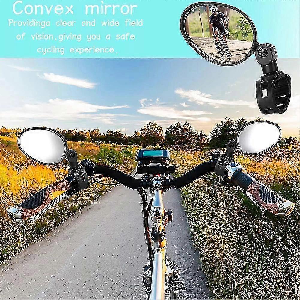 Adjustable Wide-Angle Bicycle Mirror Pair