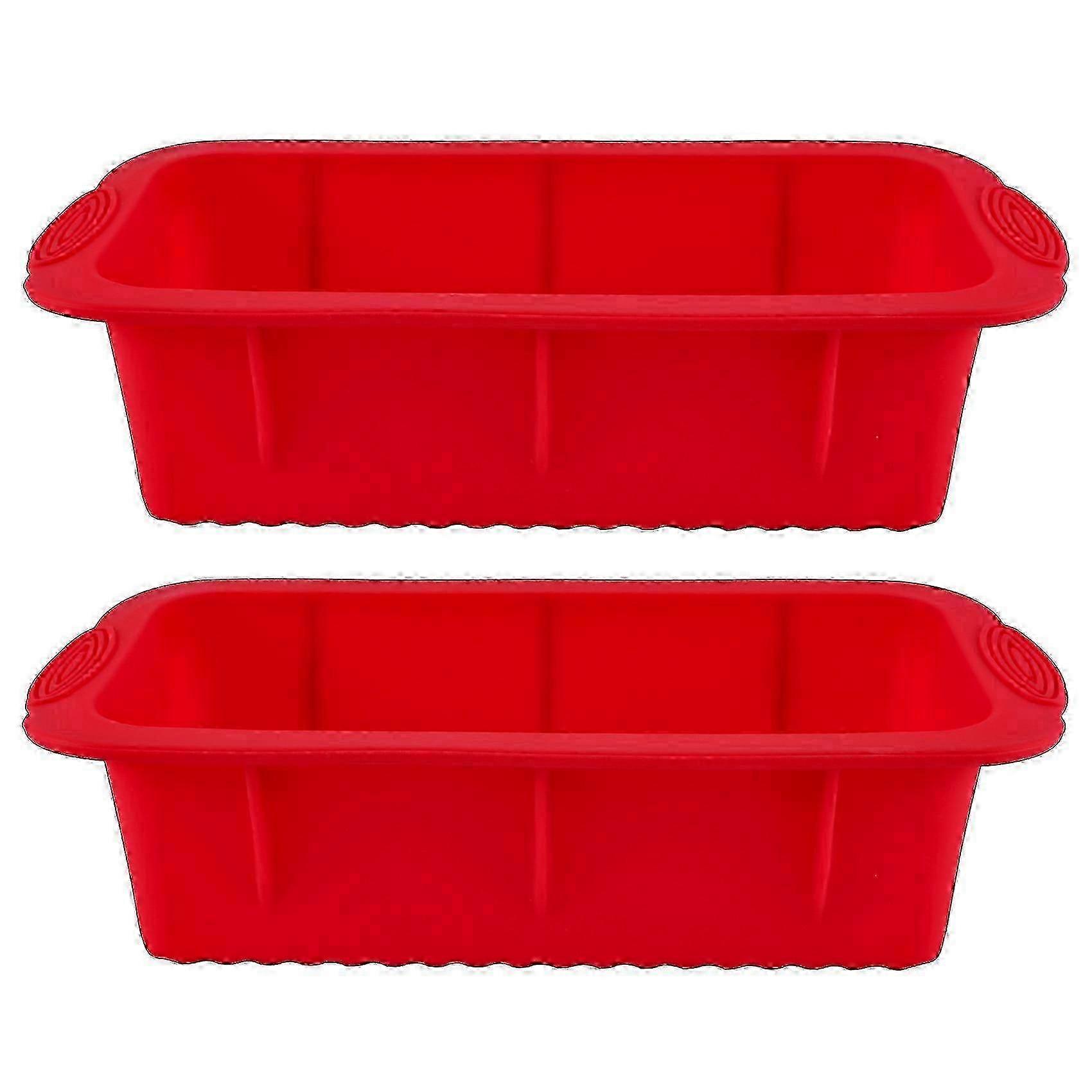Flexible Silicone Bread Tins 2pk