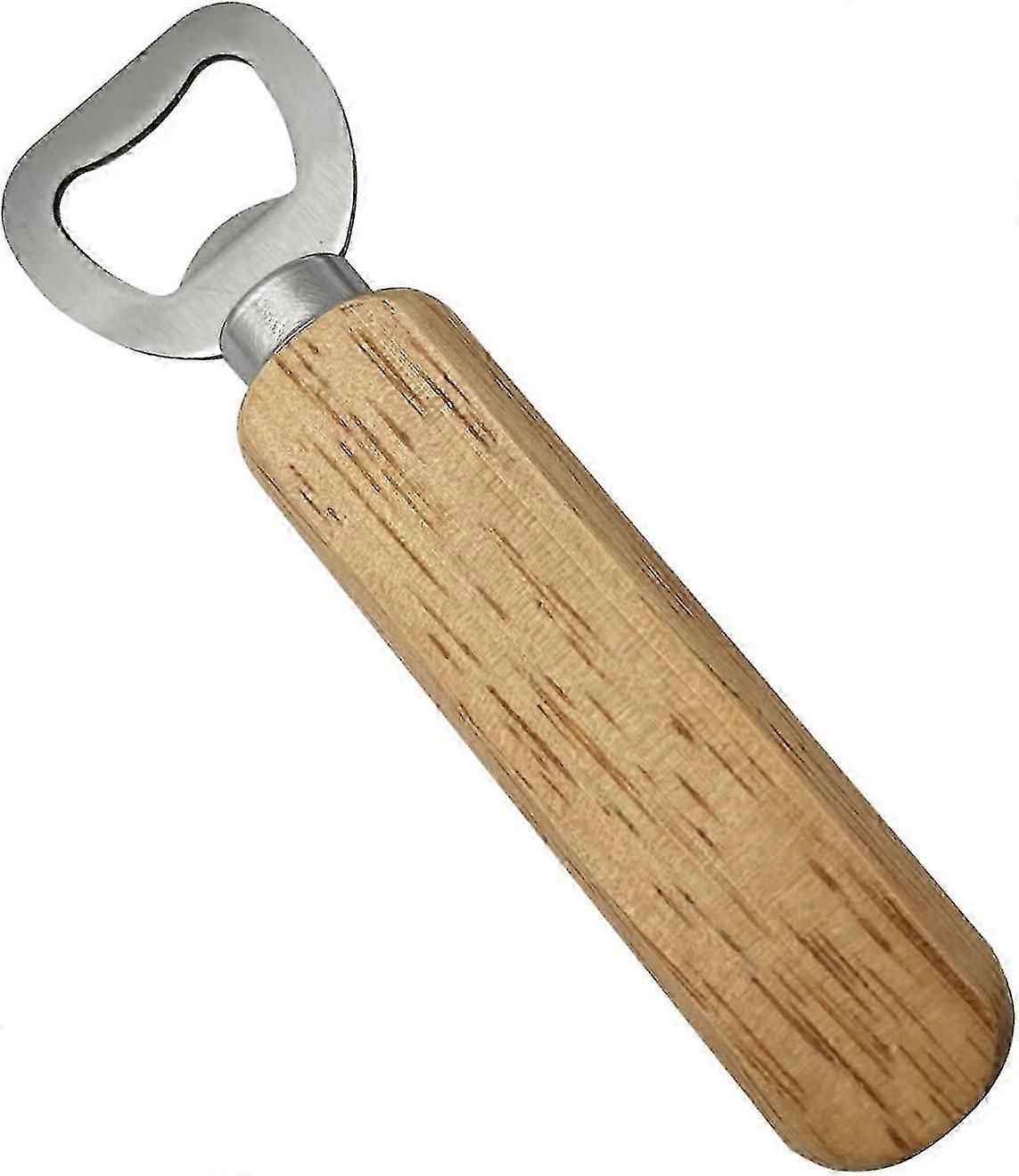 Solid Wood Stainless Steel Bottle Opener