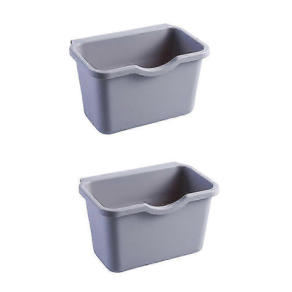 Garbage Storage Box Kitchen Over Cabinet Door for Hanging 2Pcs Use