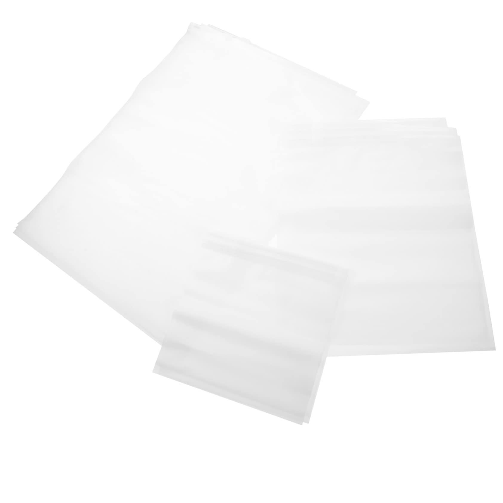 25pcs Clothes Storage Bags with Resealable Closure, Clear AntiCrease Garment Packing Organizer for Travel