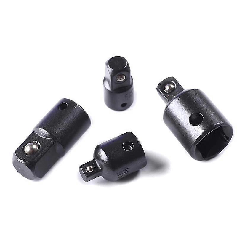 4Pcs Socket Convertor Adaptor Reducer Set 1/4 3/8 1/2 Mutual Conversion Impact Drive Socket Adaptor Repair Tools