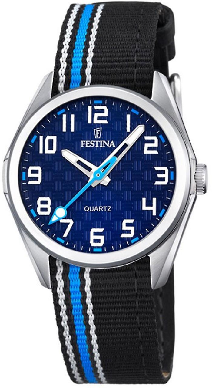 Feast Junior Quartz Analog Child Watch with Nylon Bracelet F16904/2