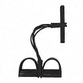 Full-Body Strength & Flexibility Resistance Band Pedal Puller with Handle, 4/6-Tube Elastic Yoga Sit-up Rope for Men & Women