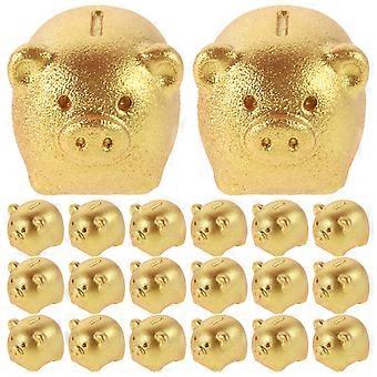 Miniature Piggy Bank Tiny Furniture for Dollhouse Bedroom Decor 100Pcs
