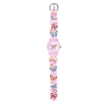 Children's Cartoon Watch, Silicone Band with Glass Face, Daily Wear Wristwatch, 21x3cm, 1 Pc