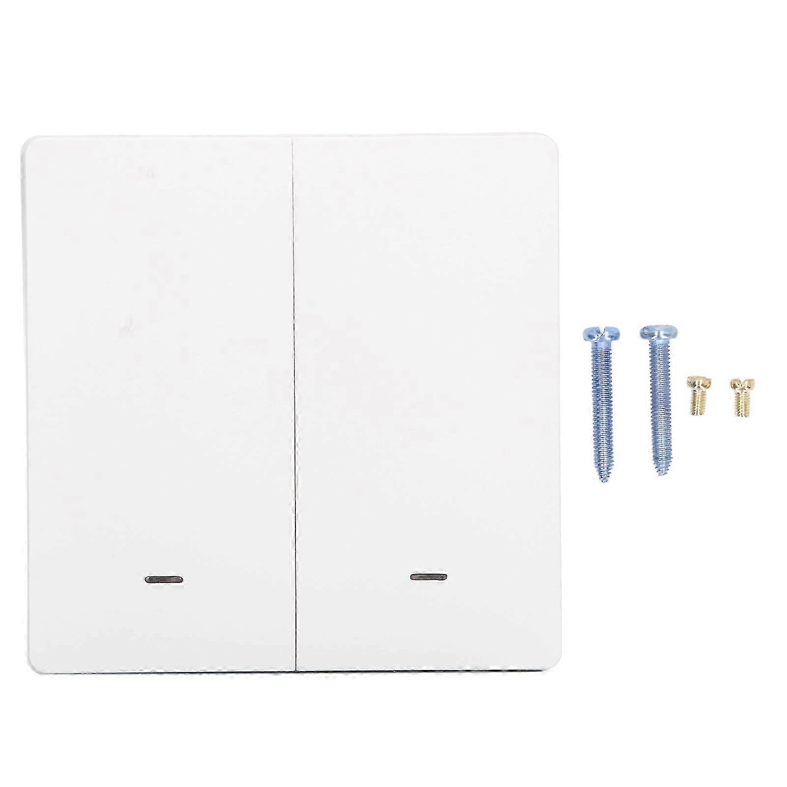 Risegun Wall Switch Voice APP Control Smart Wall Switch compatible with Home, 100-250V, Timing Function