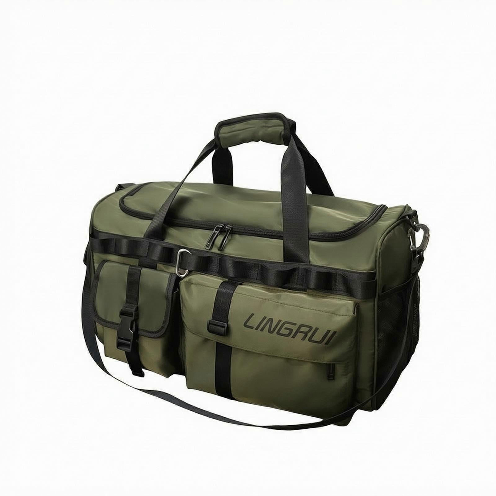 Large-Capacity Travel Duffel Bag | Structured Rectangular Shape, Duffel Bag with