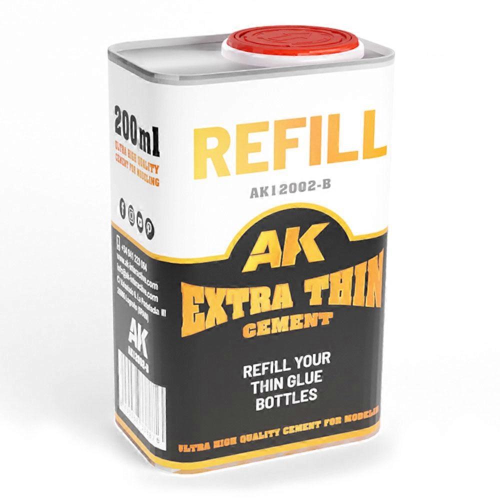 THIN AK Interactive Refillquick Cement 250 Milliliter for Precise Model Assembly