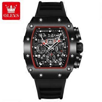 OLEVS 3608    Classic Man Wrist Watch  Wrist  Watches Men Wrist Flywheel design Skeleton Quartz Watch