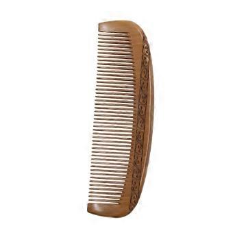 Wooden Hair Comb DoubleSided Anti Static Detangling with Gentle Scalp Massage for Women