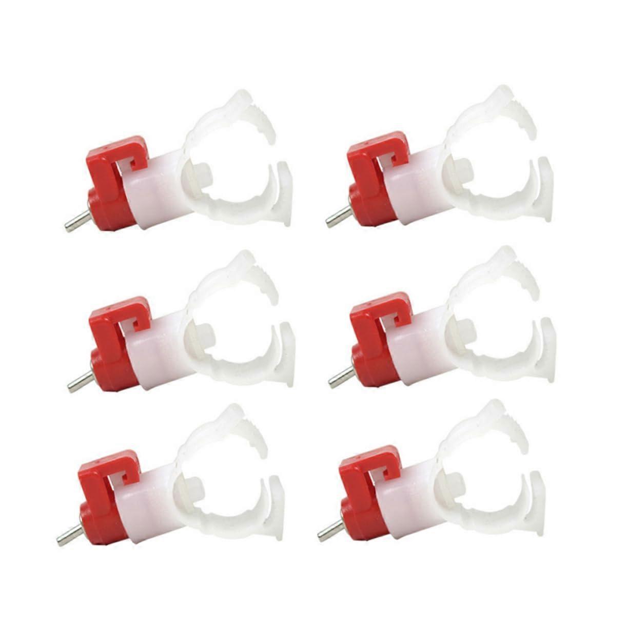 Automatic Chicken Waterer Cups with Automatic Flow, Easy Install Poultry Drinker Replacement Parts