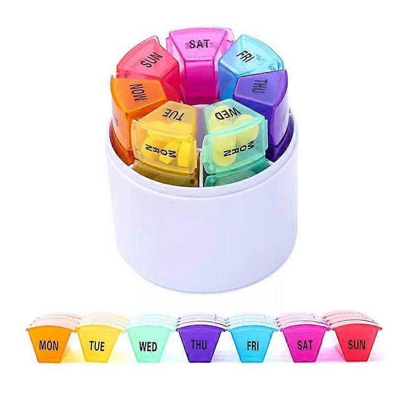 28-Grid Weekly Pill Organizer