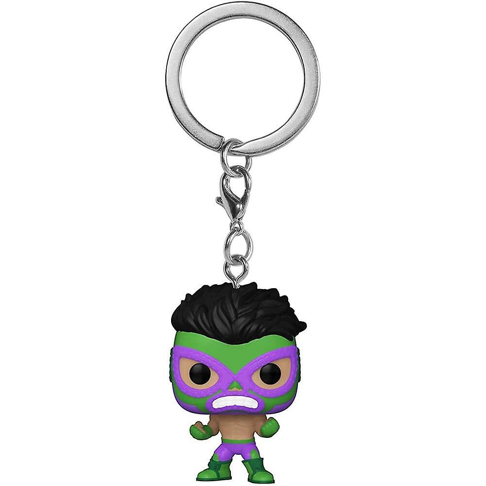 Marvel Lucha Libre Edition El Furioso Hulk Funko Pocket Pop! Vinyl Keychain