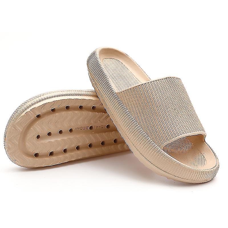 Summer Women Men's Slippers Thick Platform Slipper Couple Indoor