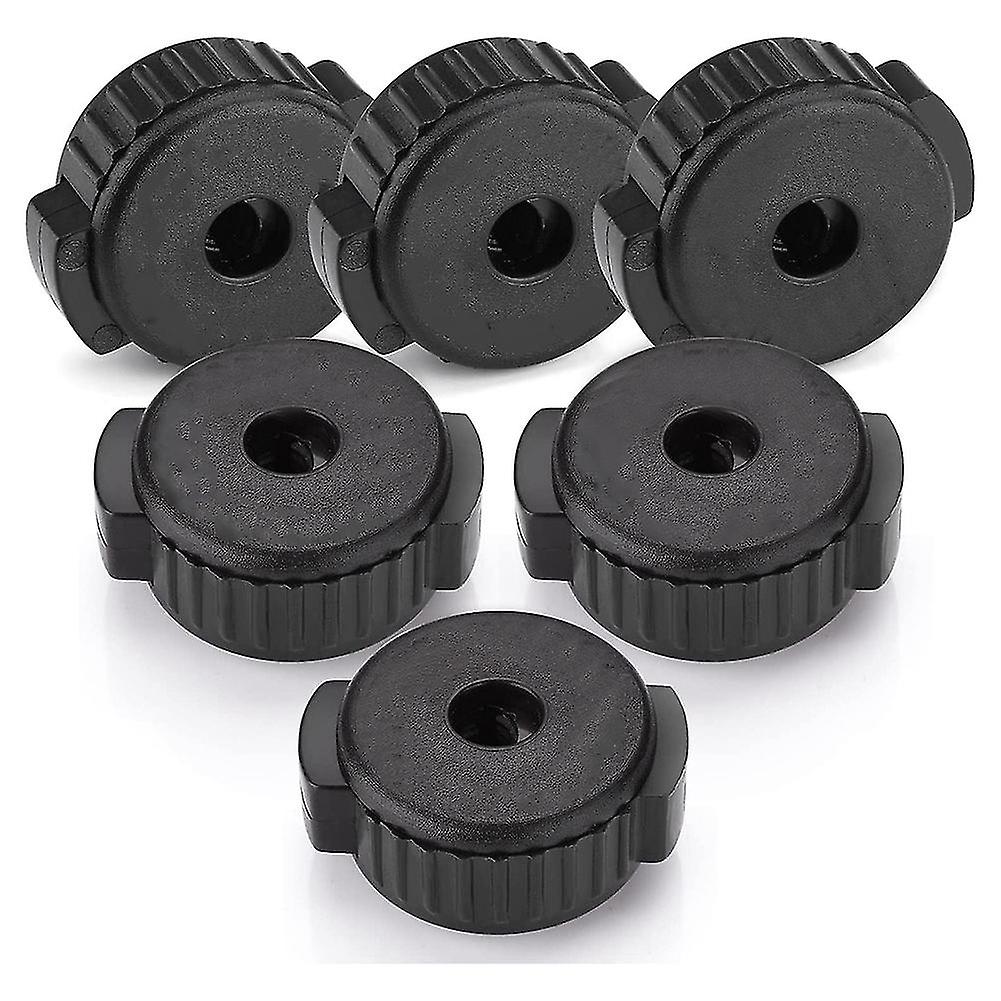 6 Pcs Plastic Cymbal Nuts,quick-set Cymbal Nut For Percussion Drum Kit,percussion
