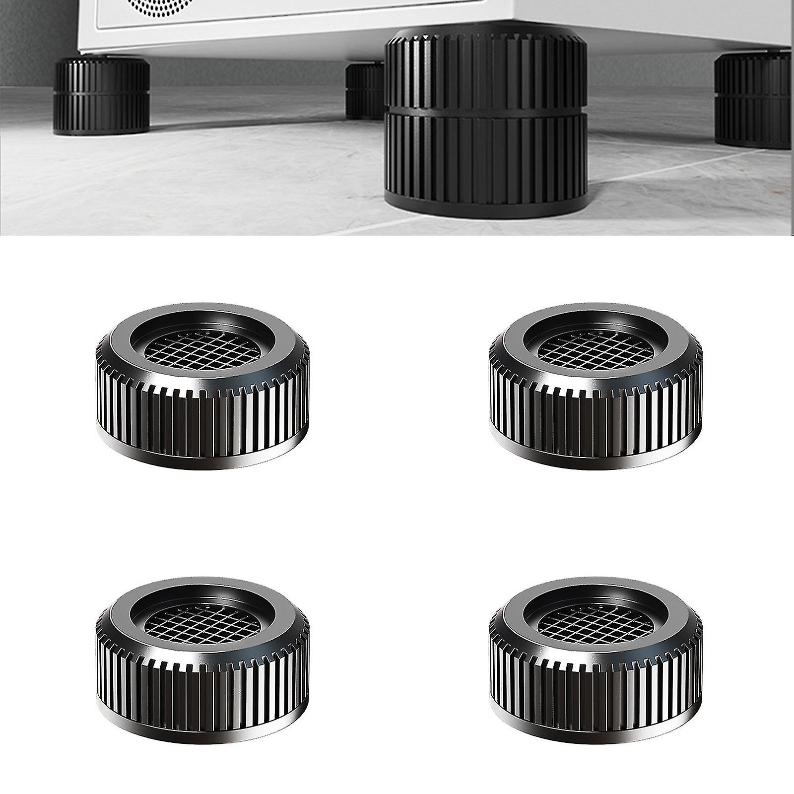 Washing Machine Anti Vibration Pads Set Of 4 - Shock Absorber Foot Base Lifting Support Holder For Noise Reduction, Floor Protection And Anti-skid x