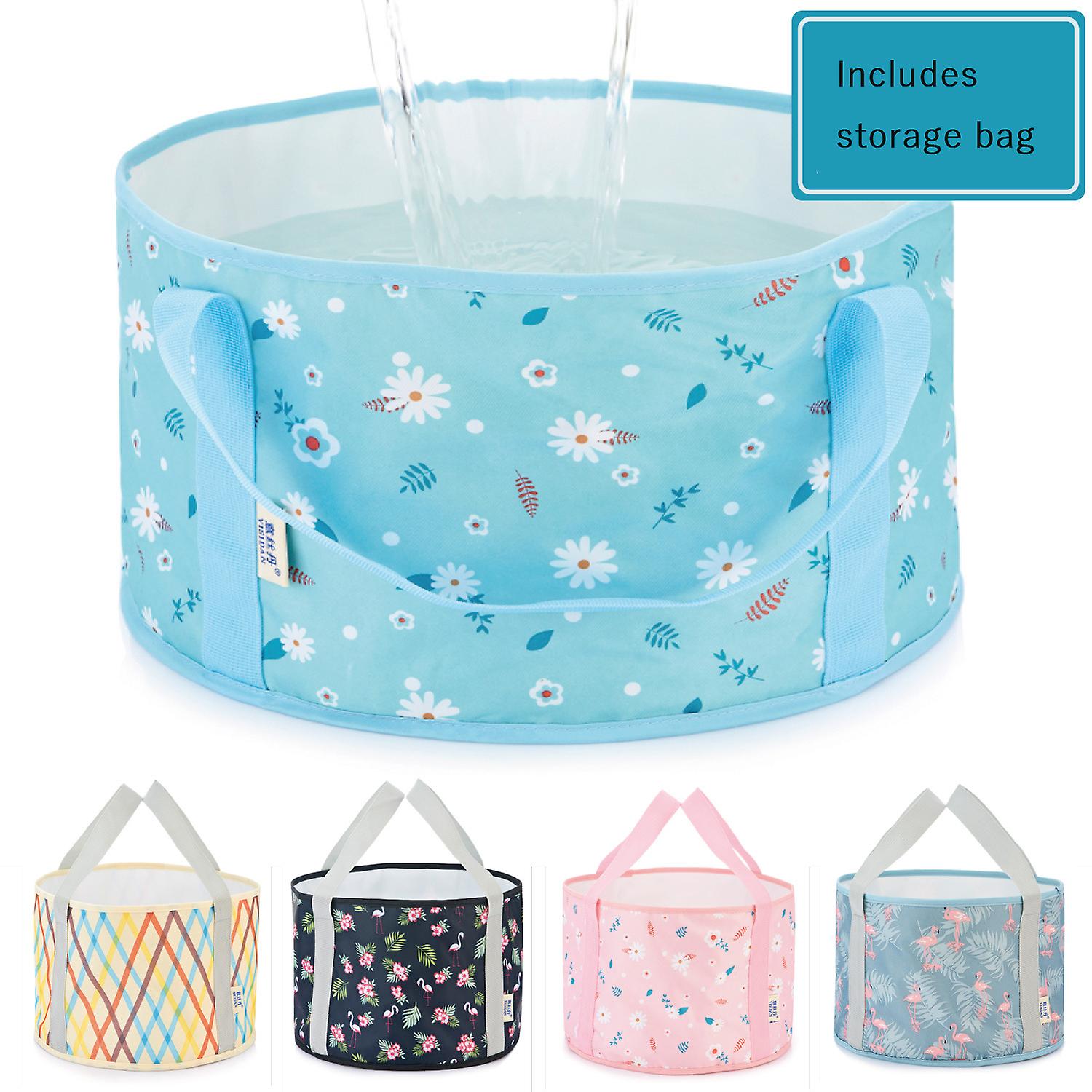 Foot Bath Basin Portable Travel Collapsible Foot Basin 30*30CM