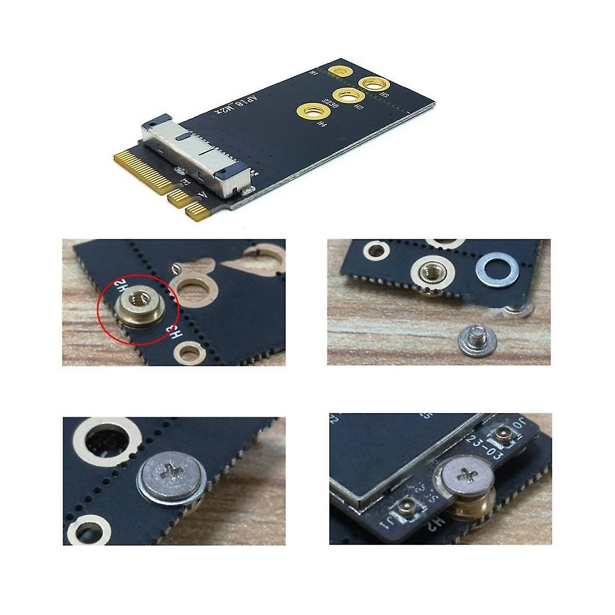 1PCS NGFF M.2 cheie A / E Adaptor Card Wireless Network Card Adapter Card pentru BCM94360CS2 BCM94360 BCM9