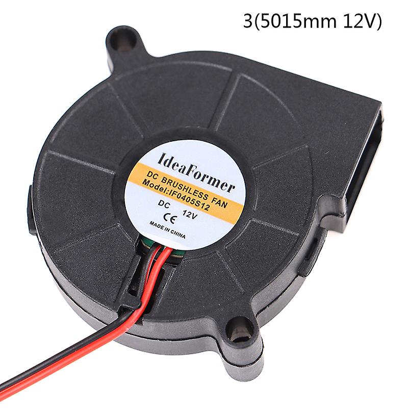 4020/5015 Blower Cooling Fan 12v/24v 2pin Xh2.54 Terminal Cable For 3d Printer