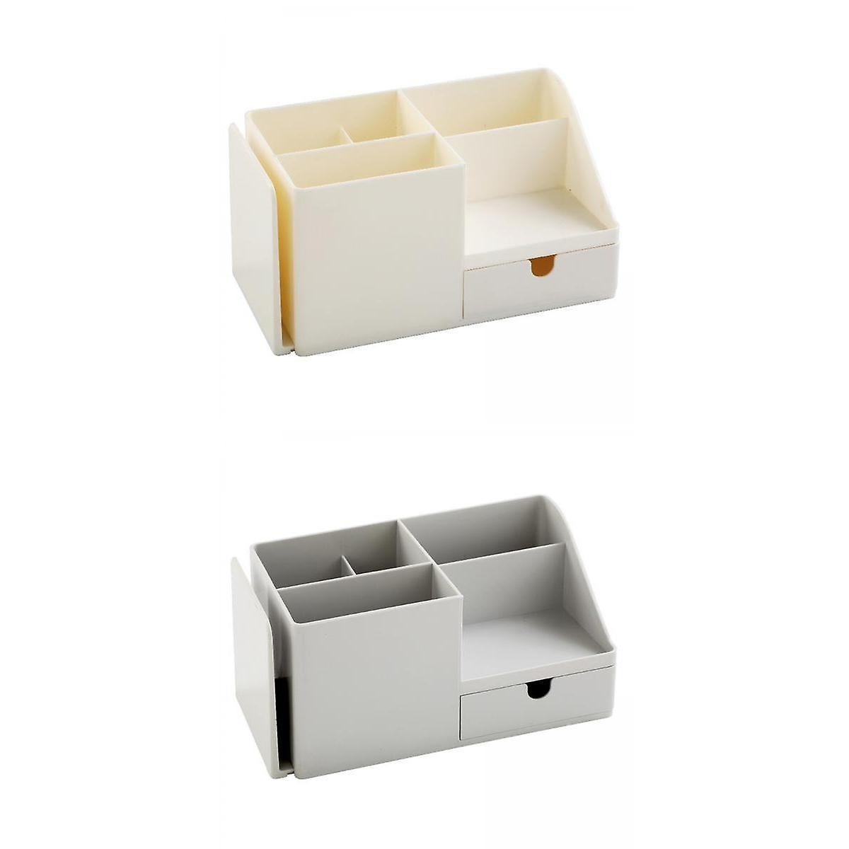 2PCS Desk Organizer 6 Grids for Home School Office Organization and Storage