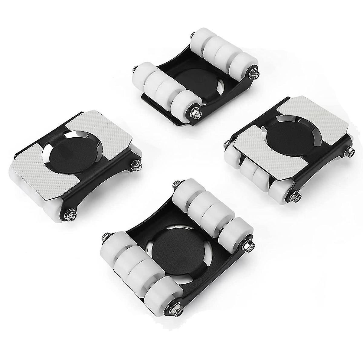 4 Pack Schwerlastmöbel Hebel 660 lbs Tragfähigkeit Gerät Rollenräder Schieber