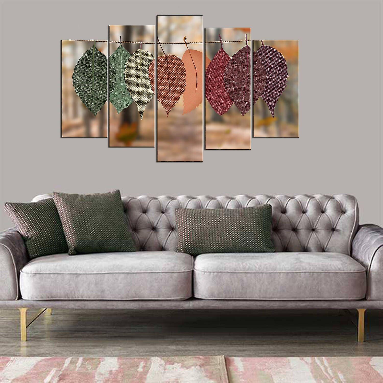 Coloridas hojas de 5 piezas Mdf Mesa