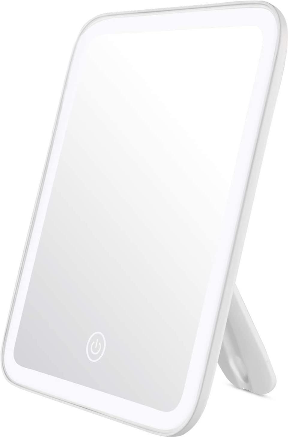 Make-up Mirror With Led Light, Dimmable Make-up Mirror, Table Mirror, Illuminated With Touch Switch,