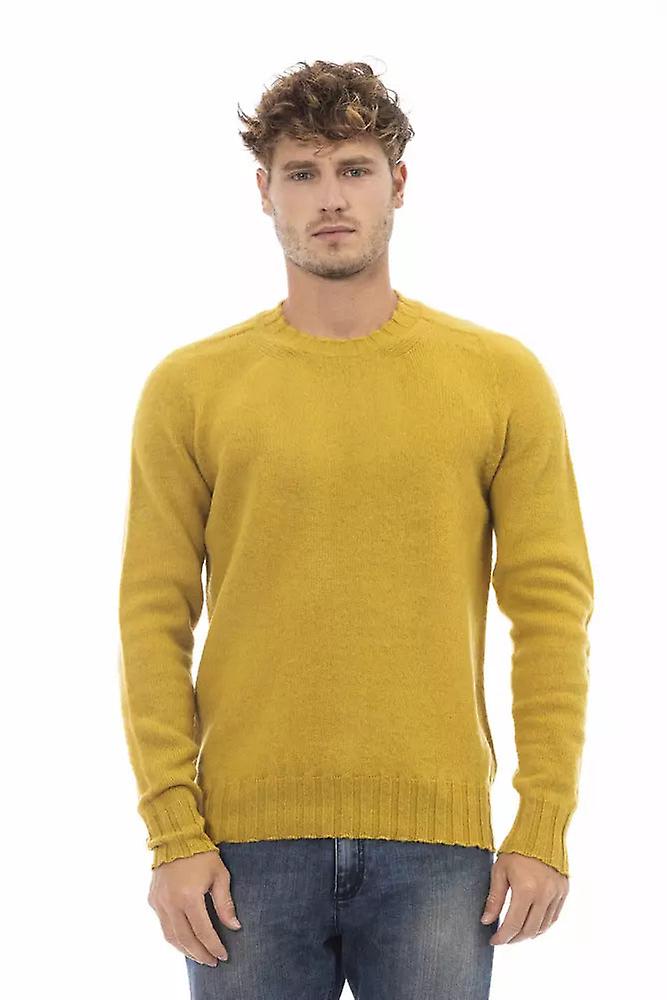 Jersey hombre cuello redondo amarillo Hill