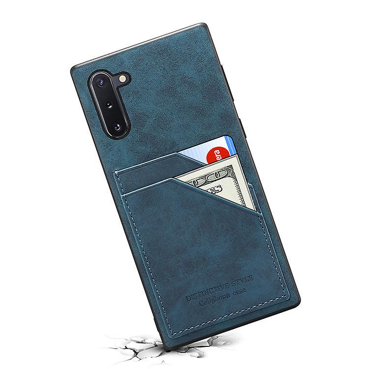 Wallet Leather Case Card Slot For Iphone7plus/8plus Blue On946