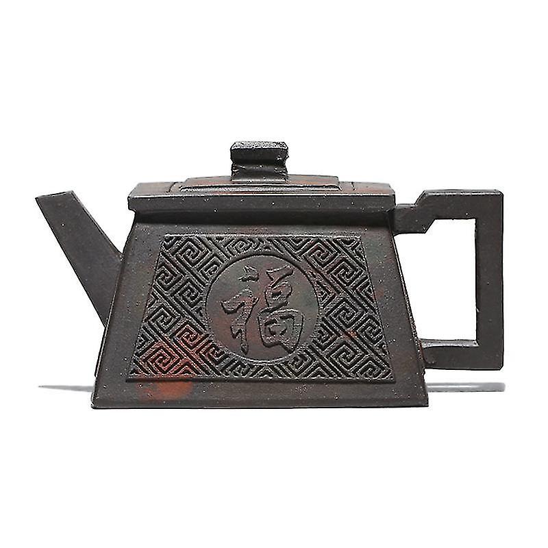 Coffee Tea Sets 200ml Yixing Chinese Teapot Four Side Kung Fu Lucky Kettle Creative Teaware All Handmade