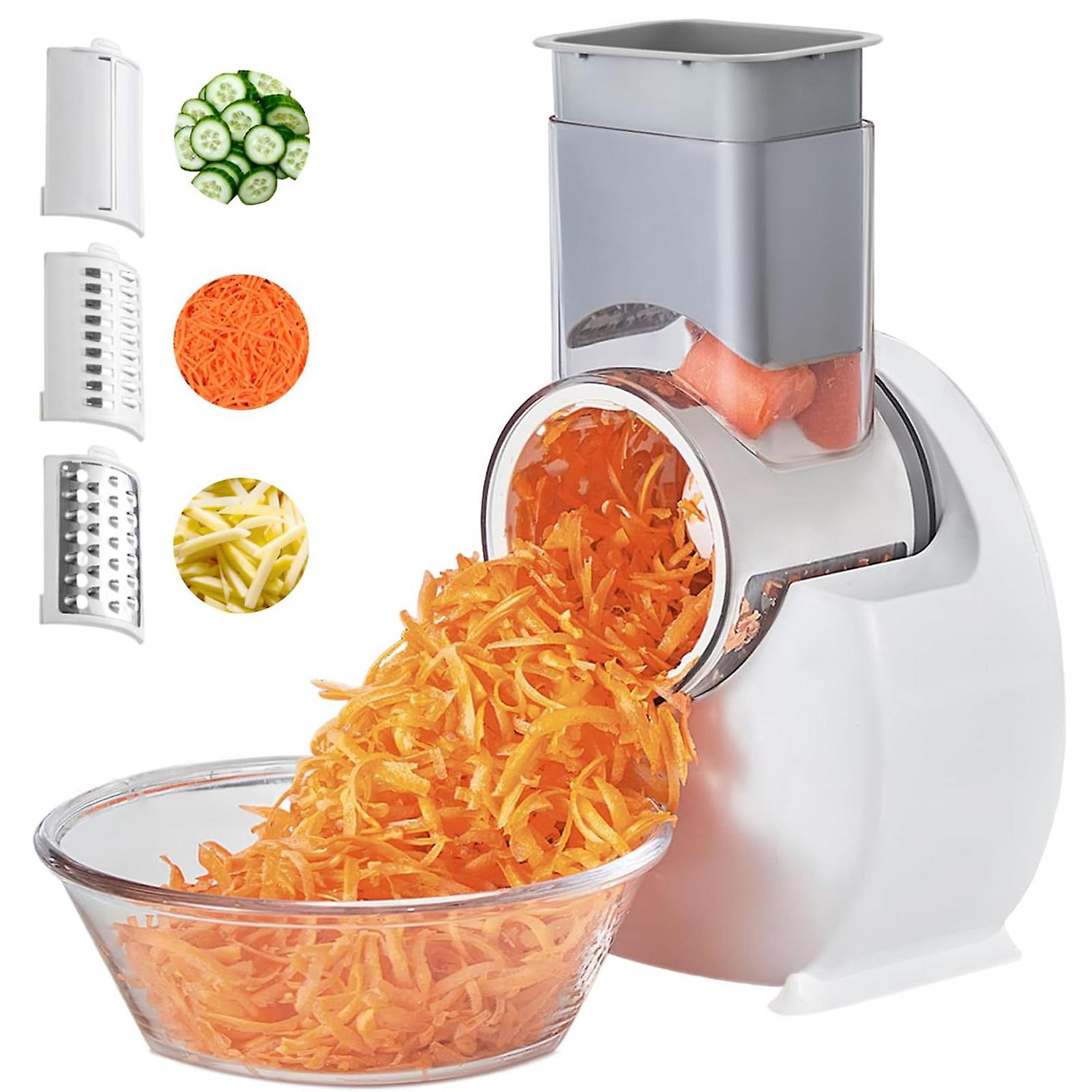 2L Electric Vegetable Fruit Cutter Cheese Chopper Grater Cucumber