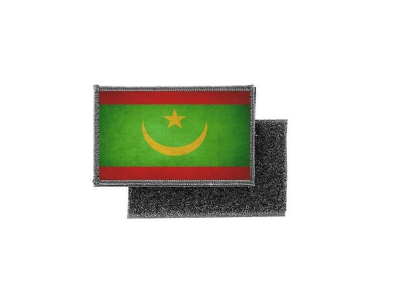 Patch ecusson prints vintage mauritanian flag badge